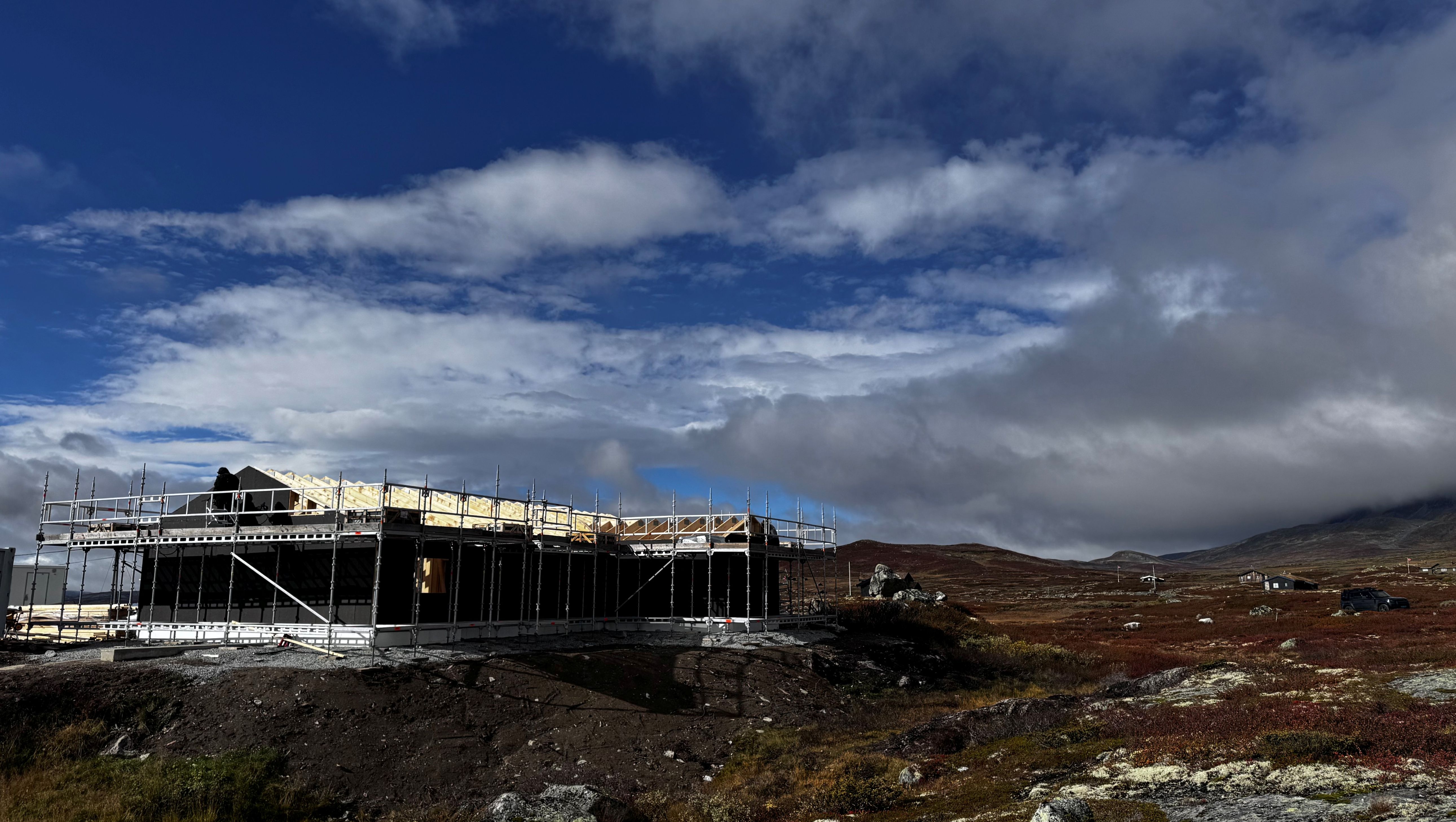 Tett før snøen kommer på fjellet